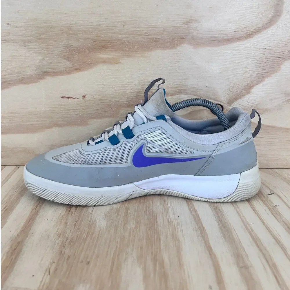 Nike - SB Nyjah Free 2 - Sneakers - Gray - Men's - 9.5 - BV2078-008